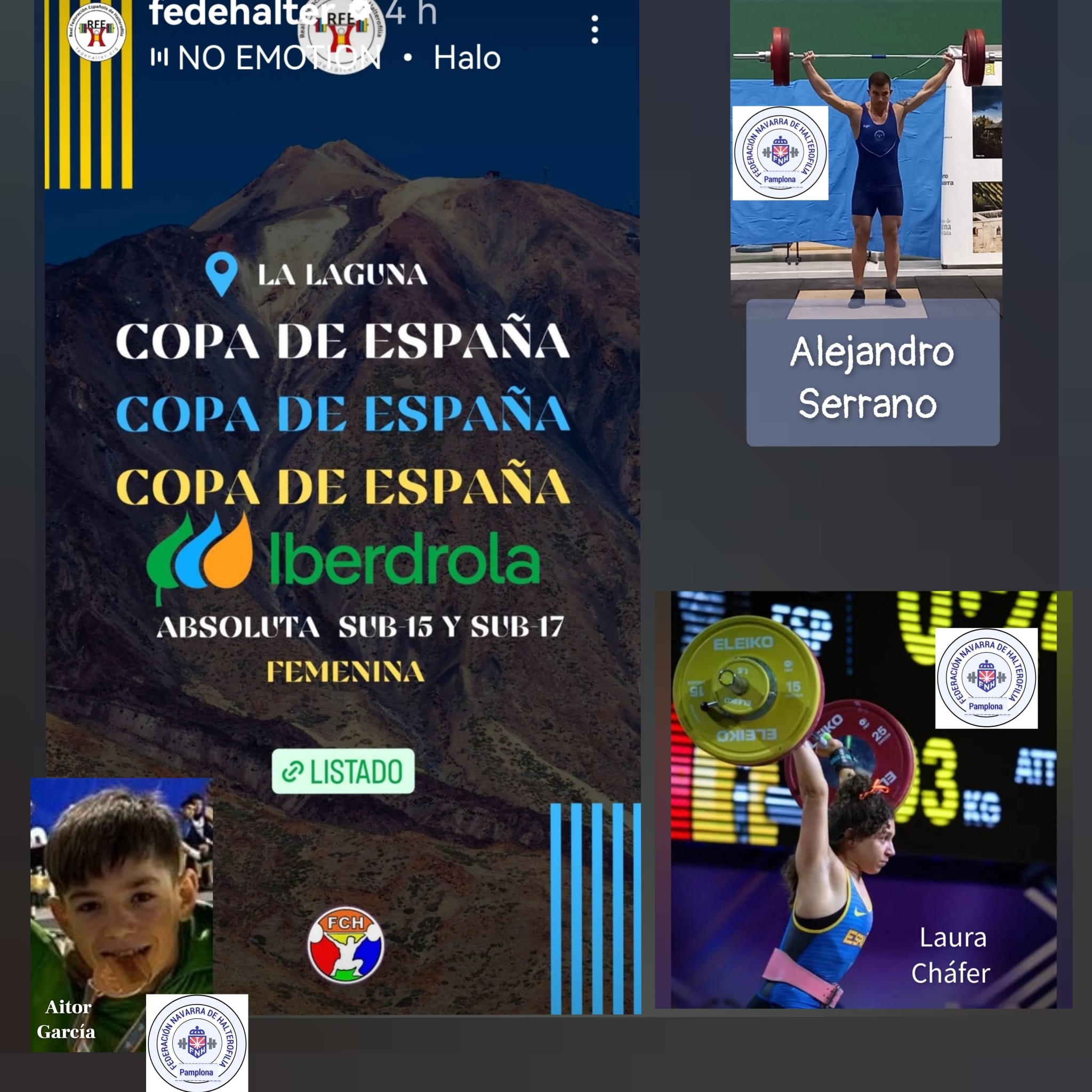 SERRANO, CH&Aacute;FER Y GARC&Iacute;A, SELECCIONADOS PARA LA "COPA DE ESPA&Ntilde;A ABSOLUTA, SUB-17 Y SUB-15"